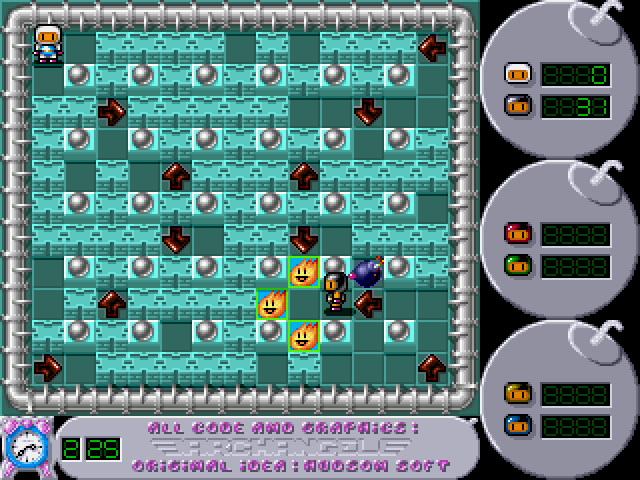 Super Bomberman atari screenshot